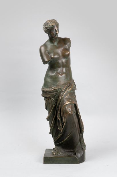 null French school of the 19th century

The Venus of Milo

Proof in bronze with brown...