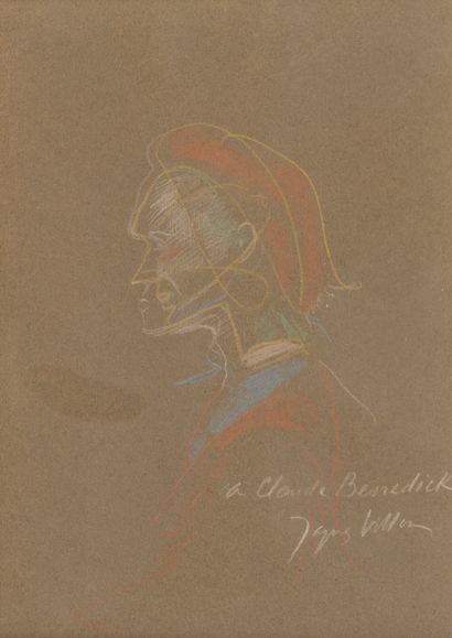 Jacques VILLON (1875-1963)

Portrait in profile

Colored...