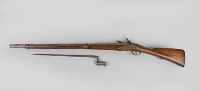 Flintlock infantry rifle, probably Spanish....
