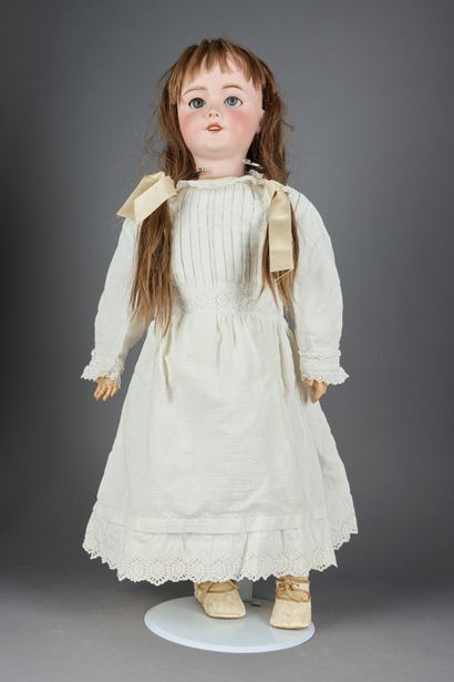 null French doll with bisque head and open mouth. 

Marked SFBJ 301 Paris, Sleeping...