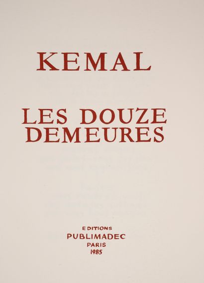 null Sibregovic KEMAL (1939)

Les Douze Demeures. Recueil de 12 poèmes choisis par...