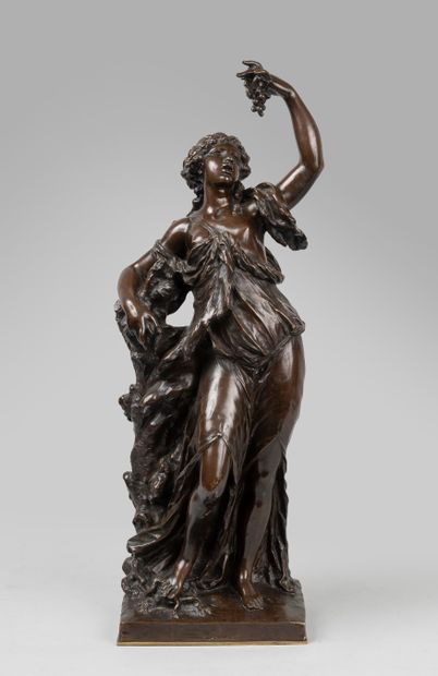 null Claude-Michel CLODION ( 1738-1814 )

Allegory of autumn, young woman with a...