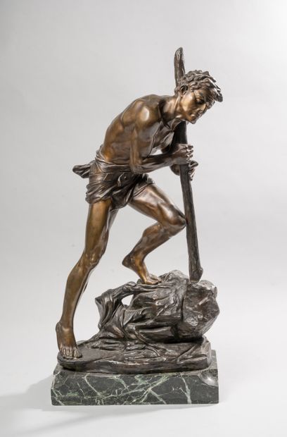 null 
Edouard DROUOT (1859-1945)

Man at work

Proof in bronze, signed E.DROUOT on...