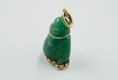 null 
CARTIER. 




Buddha in aventurine mounted on 18K yellow gold. 




Signed...