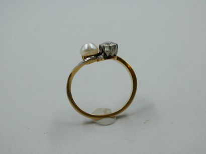 null Debris including: 

18k yellow gold Vous Moi ring topped with a 0.50ct diamond...