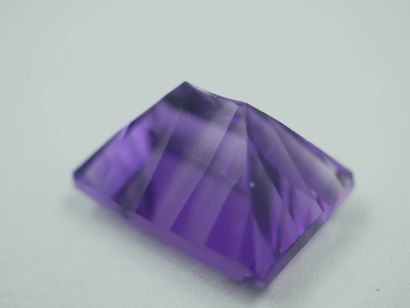 null Amethyst on paper of about 16.90 carats

Indian certificate AGL.