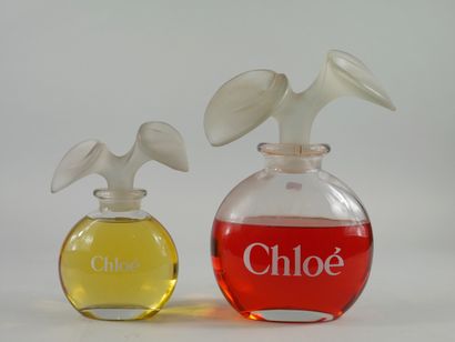 null KARL LAGERFELD « Chloé »

Deux factices géants de décoration en verre, titrés....