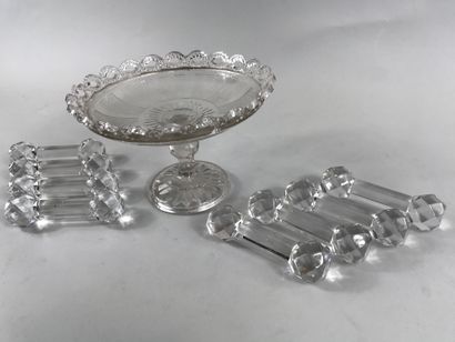 null Series of eight crystal knife holders with faceted ball ends

We joined a glass...