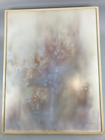 null Olga LIPSKA. 

"The flowers"

Pastel on paper signed lower right

64x49cm