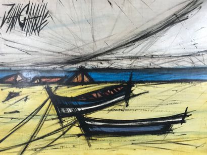 null Juan CARILLO (born in 1937) 

Boats on the sand, 1970

Oil on canvas, signed...