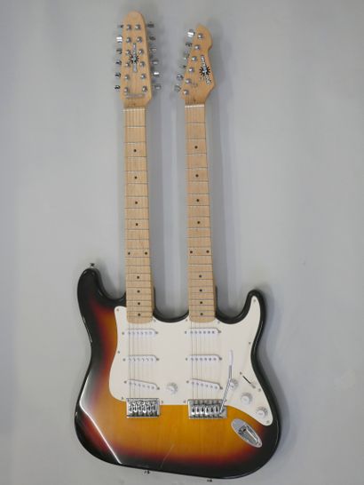 null Solidbody double neck 6 and 12 strings electric guitar from Gear 4 music. 

Good...