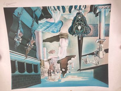 null Salvador DALI (1904 - 1989)

"The course of the sculptures"

Lithograph in colors...