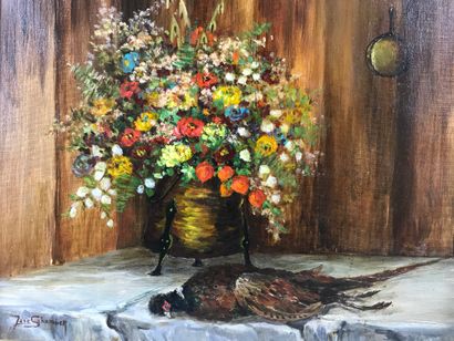 null Jane MIEV-SCHAMBER (20th century)

Full summer; Still life with pheasant; Fontaine-le-Port...