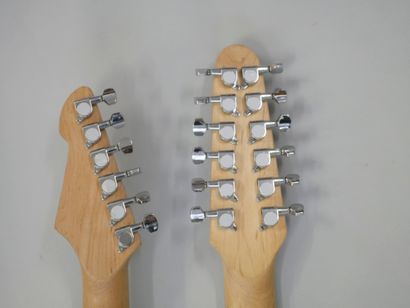 null Guitare électrique Solidbody double manche 6 et 12 cordes de marque Gear 4 music....