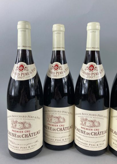 null Lot of 6 bottles of wine, including :

- 3 bottles Beaune du Château Premier...