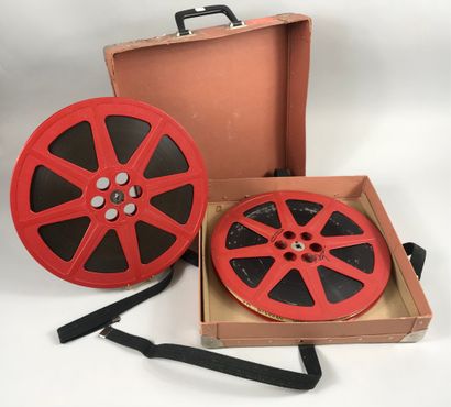 null Two 16mm reels. (diam. 36 mm.) of the film La Bigorne - Caporal de France (1958).

With...