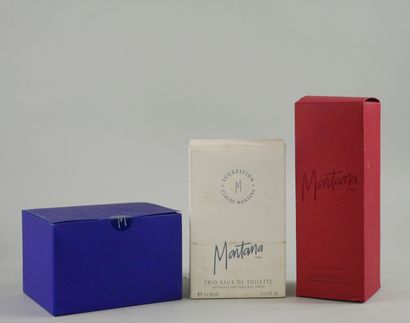 null MONTANA

Lot comprenant un flacon de parfum « Montana » de 30ml, un parfum pour...