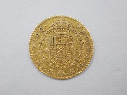  ESPAGNE. CHARLES III (1759-1788). 2 escudos, escudo. Madrid. 1788. (Fr. 286, Fr....
