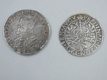  PAYS-BAS ESPAGNOLS. Brabant. PHILIPPE II (1556-1598). Ecu. Anvers. 1558. (Delmonte...