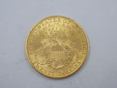null 
20 dollars gold Eagle. 1904

Weight : 33,30gr
