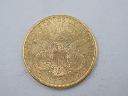 null 
20 dollars gold Eagle. 1889

Weight : 33,30gr.
