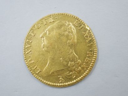 null LOUIS XVI (1774-1792). Double louis with naked head. Nantes. 1786. (Dr. 802)....