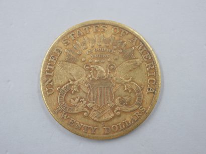 null 
20 dollars gold Eagle. 1900

Weight : 33,30gr.
