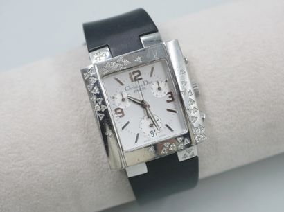 null CHRISTIAN DIOR, RIVA model

Steel watch with square case and diamond-set lugs....