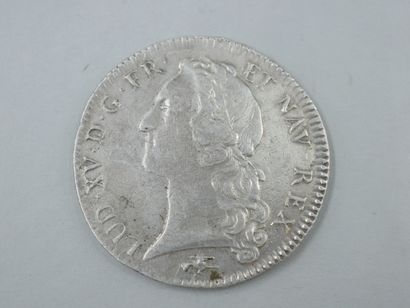 null LOUIS XV (1715-1774). Ecu au bandeau (2), Bayonne 1764, Lyon 1756 (Dr. 747)....