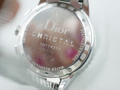 null CHRISTIAN DIOR, CHRISTAL model

Ladies' wristwatch in steel. The dial signed,...