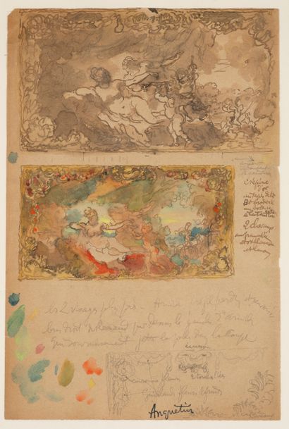 null Louis ANQUETIN (1861-1932)

Diane au bain

Esquisses aquarellées et annotations...