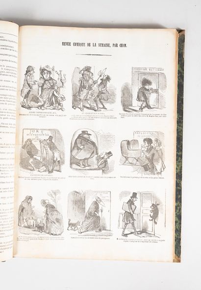  Le CHARIVARI du 1er avril au 30 juin 1850. 
Au total 78 lithographies., imprimées...