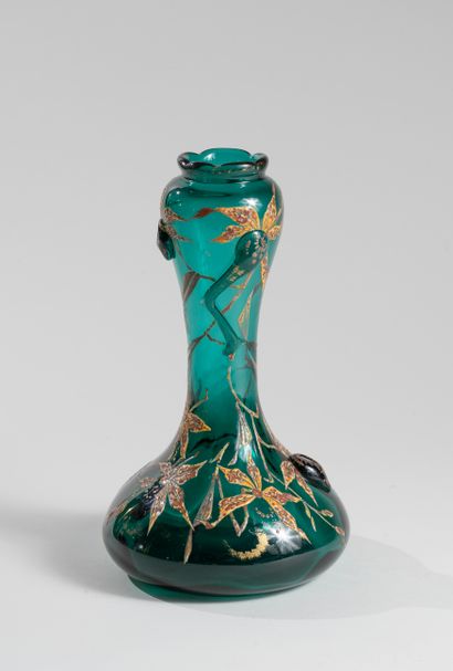 Valerry STAHL, vers 1900 
Vase à col resseré,...