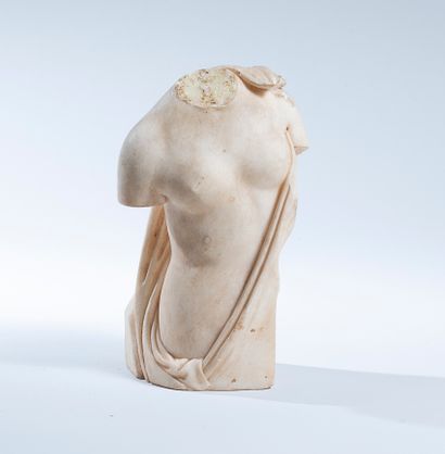 null Acephalous bust of a woman draped in the antique style 

Marble proof.

1st...