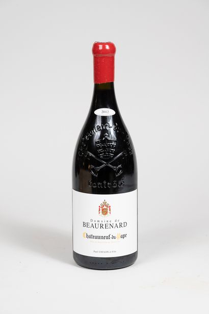 null Magnum from Domaine de Beaurenard, Châteauneuf du Pape, 2012.

In its wooden...