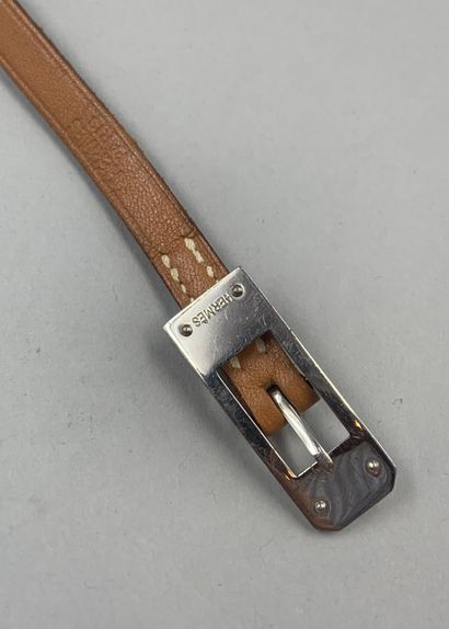 null HERMES Paris

Multitours bracelet in natural leather and metal palladium. With...