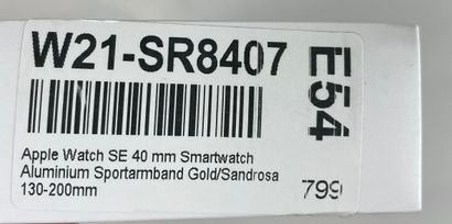 null Apple Watch SE 40 mm gold, Smartwatch, functional, original box, like new, with...