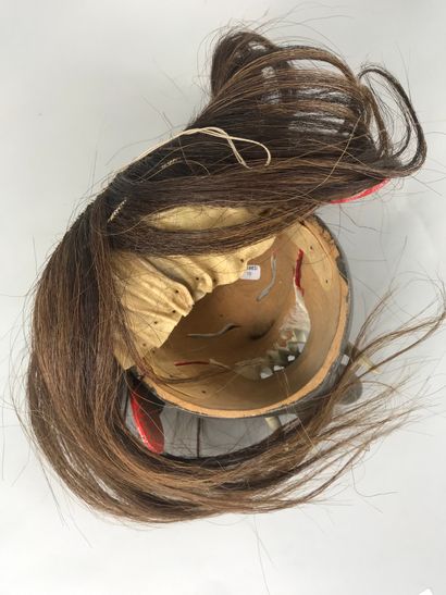 null Mask of the Indonesia type

Wood, hair, leather, pigments

Height : 21,5 cm....