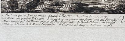  PIRANESI GIOVANNI BATTISTA, DIT PIRANÈSE (1720-1778) 
Vue de la fascade de la basilique...