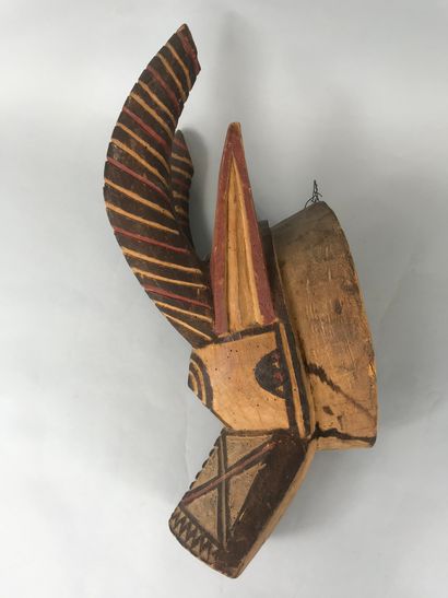 null Bobo mask, Burkina Faso

Wood with brown patina, pigments

Height Height : 40...
