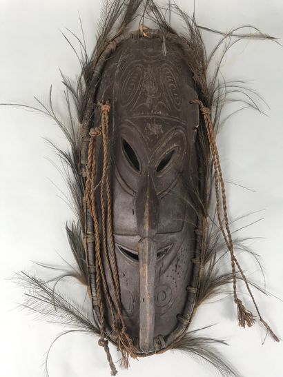 Masque de type Aire Sépik, Papouasie Nouvelle-Guinée...