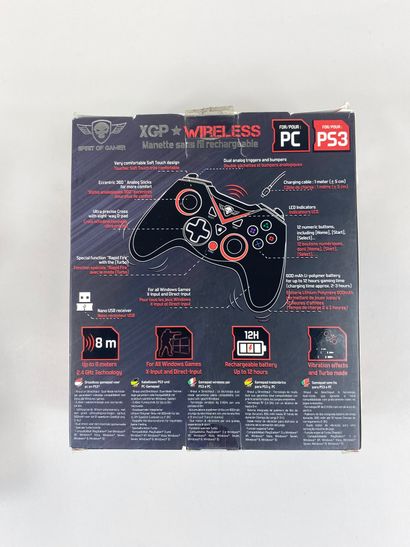 null SOG-RFXGP Gamepad 2-en-1 : PlayStation 3 et PC, Durée de charge : 2 à 3 heures,...