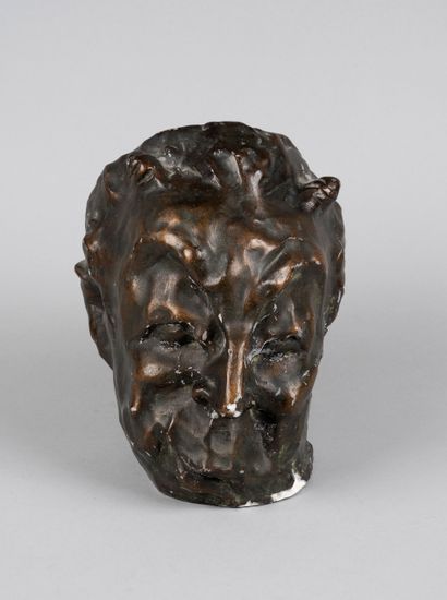 null Head of faun in plaster, in the taste of Honoré DAUMIER.

Signature illegible....