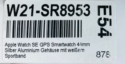 null Apple Watch SE GPS Smartwatch 44mm, silver, fonctionnel, boite d'origine, comme...