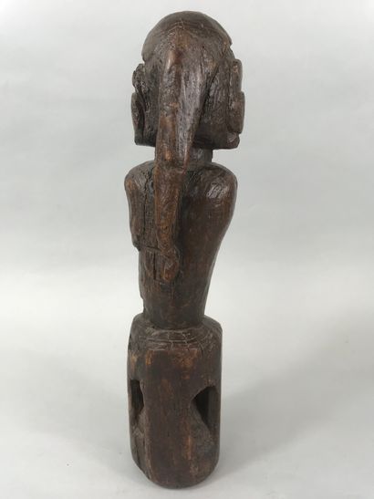 null Statuette of the India type (?)

Hard wood with brown patina shaded in red

Height...