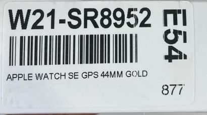 null Apple Watch SE GPS 44 mm, gold, functional, like new, original box, with charger,...