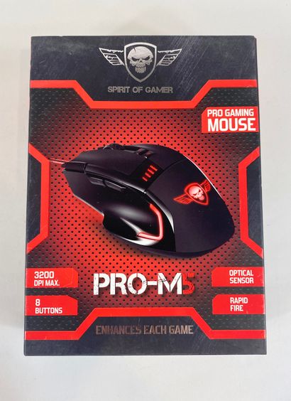 null S-PM5, Souris filaire pour gamer, 8 boutons, Capteur optique SUNPLUS, Résolution...