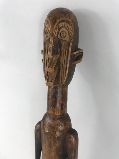 null Statue de type Afrique

Bois à patine brune

Haut. : 51,5 cm.