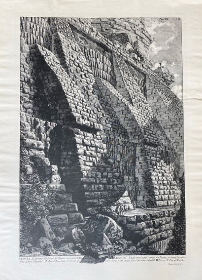 null PIRANESI GIOVANNI BATTISTA, DIT PIRANÈSE (1720-1778)

Veduta de fotteraneo fondamento...