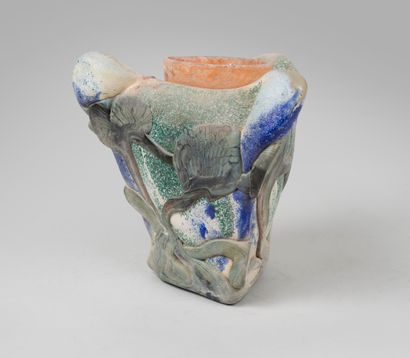 null Jean Claude NOVARO (1943-2015)

Vase bleu et gris. 

Épreuve en verre et pâte...